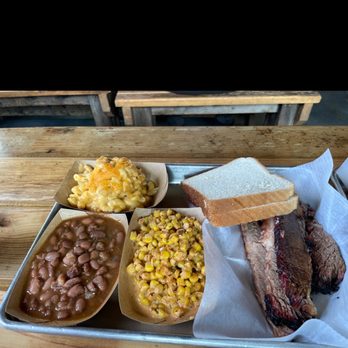 Black's Barbecue Austin - Sides & brisket - Barbeque Near Me - Austin, Texas