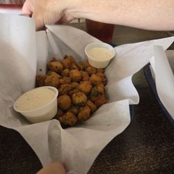 The J and P Bar & Grill - Fried okra