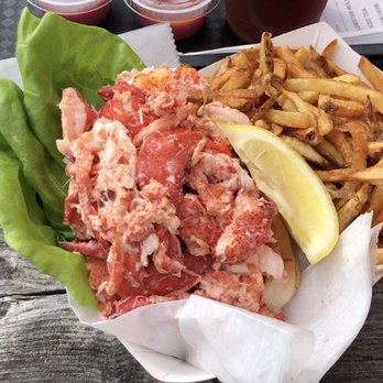 Captain Jack's Roadside Shack - Lobster roll with fries. Delicious! - Seafood Near Me - Easthampton, Massachusetts Captain Jack's Roadside Shack - Lobster roll with fries. Delicious! - Seafood Near Me - Easthampton, Massachusetts