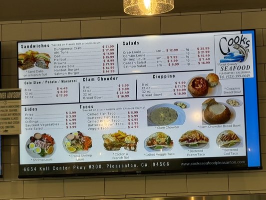 Menu photo 4 Cook's Seafood Pleasanton, CA