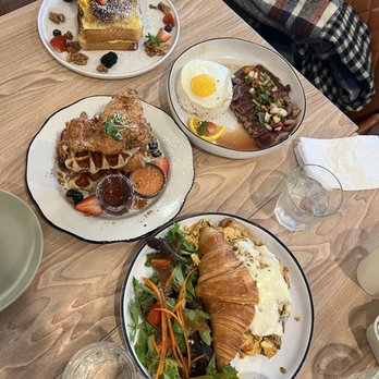 Taste & Glory - tom yum scramble, basil steak, chicken croffle and creme brulee french toast - Breakfast & Brunch Near Me - San Mateo, California Taste & Glory - tom yum scramble, basil steak, chicken croffle and creme brulee french toast - Breakfast & Brunch Near Me - San Mateo, California