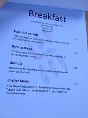 Menu photo 1 Mr Pilgrim Cafe Chadstone, VIC Menu photo 1 Mr Pilgrim Cafe Chadstone, VIC