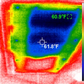 Britannia Home Inspection - Thermal Image of Attic Door - Home Inspectors Near Me - Buford, Georgia Britannia Home Inspection - Thermal Image of Attic Door - Home Inspectors Near Me - Buford, Georgia