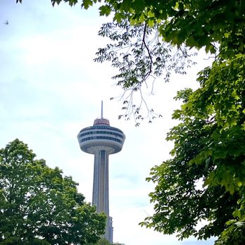 Skylon Tower - The Skylon Tower from afar - Canadian (New) Near Me - Niagara Falls, Ontario