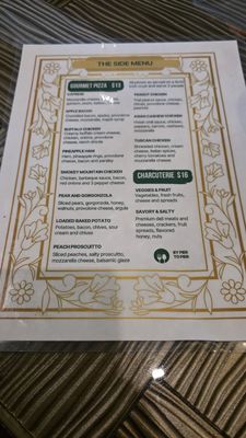 Menu photo 1 The Side Room Ludington, MI