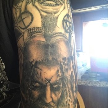 Missing Link Tattoo - Both tattoos by vanilla gorilla post Malone on top rob zombie on the bottom - Tattoo Near Me - San Clemente, California Missing Link Tattoo - Both tattoos by vanilla gorilla post Malone on top rob zombie on the bottom - Tattoo Near Me - San Clemente, California