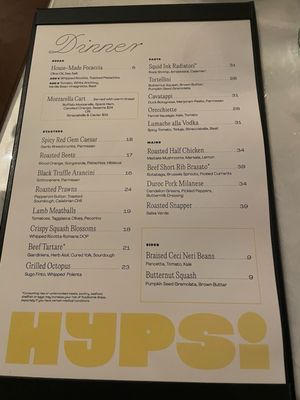 Menu photo 3 Hypsi Houston, TX