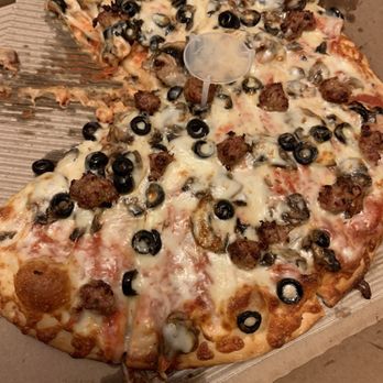 Fat Mike's Pizza - Sausage, mushroom, olive - Pizza Near Me - Elk Grove, California Fat Mike's Pizza - Sausage, mushroom, olive - Pizza Near Me - Elk Grove, California