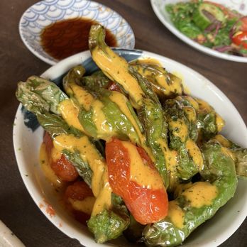 Chome - Shishito Peppers w/ Curry Aioli - Izakaya Near Me - San Francisco, California Chome - Shishito Peppers w/ Curry Aioli - Izakaya Near Me - San Francisco, California