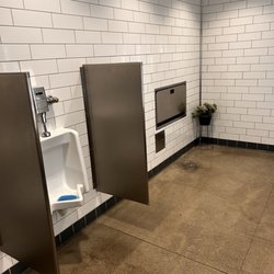 All stainless, even the changing table