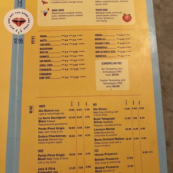 Central Oven & Shaker - Drink menu - Pizza Near Me - Newcastle upon Tyne, XTW