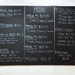 The Carter's - Restaurant menu