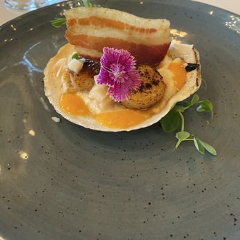 Nest - Appetizer - scallops and pancetta - Wine Bars Near Me - Uxbridge, Ontario