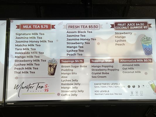 Menu photo 2 Monster Tea House Lake Oswego, OR Menu photo 2 Monster Tea House Lake Oswego, OR
