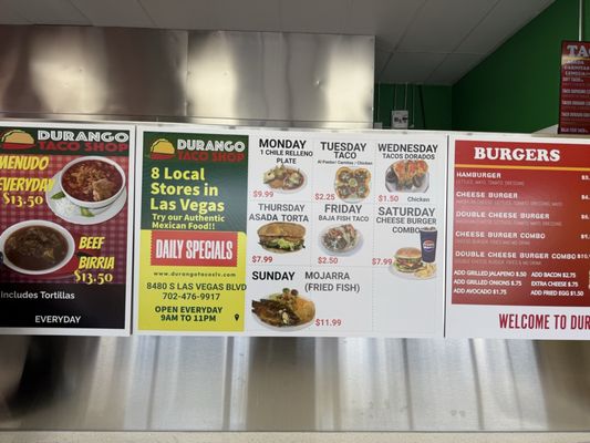 Menu photo 3 Durango Taco Shop Las Vegas, NV Menu photo 3 Durango Taco Shop Las Vegas, NV