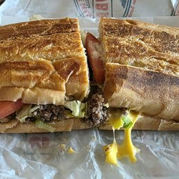 Chop Cheeseburger Sandwiches
