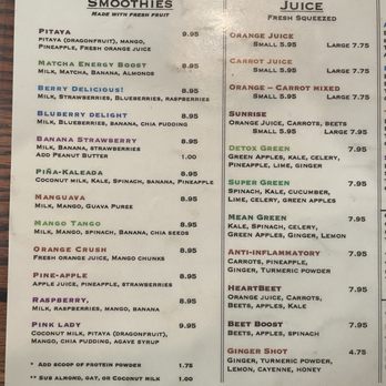 The Spot - Menu 10-25 - Creperies Near Me - Cambria, California The Spot - Menu 10-25 - Creperies Near Me - Cambria, California