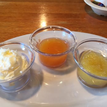 Crooked Tree Cafe - Homemade whipped butter apricot jam and pineapple jam for the biscuit - Cafes Near Me - Marietta, Georgia Crooked Tree Cafe - Homemade whipped butter apricot jam and pineapple jam for the biscuit - Cafes Near Me - Marietta, Georgia