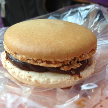 Macaron Parlour - Giggity! (Chocolate, caramel, and peanut marshmallow cream) - Bakeries Near Me - New York, New York