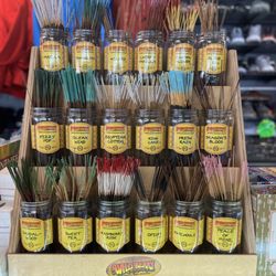 Cali Smoke Shop - Wild berry incense / sage / organic palo santo incense and nice selection of candles to keep that bad odor away