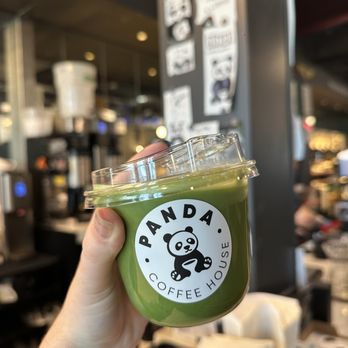 Panda Coffee House - Pistachio rose matcha - Cafes Near Me - Denver, Colorado Panda Coffee House - Pistachio rose matcha - Cafes Near Me - Denver, Colorado