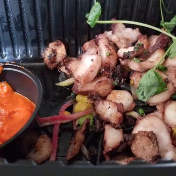 Potente - Charred octopus appetizer to-go - Italian Near Me - Houston, Texas