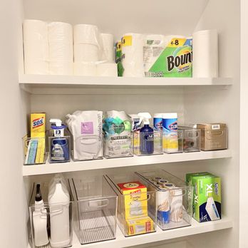 Peace In Place - Supply closet organized backstock - Home Organization Near Me - Cary, North Carolina Peace In Place - Supply closet organized backstock - Home Organization Near Me - Cary, North Carolina
