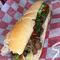 Pho District - Pork sandwich it was okay not awesome..