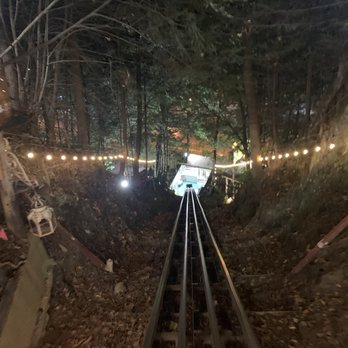 Hillbilly Golf - View from the cart that you ride to the courses - Mini Golf Near Me - Gatlinburg, Tennessee