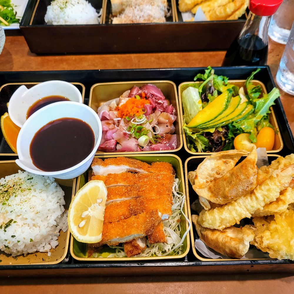 Fuji Sushi - Bento w/ Chicken Katsu & Poke - Sushi Bars Near Me - Seattle, Washington Fuji Sushi - Bento w/ Chicken Katsu & Poke - Sushi Bars Near Me - Seattle, Washington