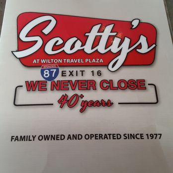 Scotty's Restaurant - Front of Menu - American Near Me - Wilton, New York