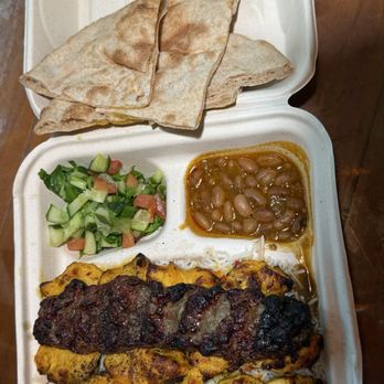 Royal Cuisine - Chicken and lamb kebab combo - Persian/Iranian Near Me - Carmichael, California Royal Cuisine - Chicken and lamb kebab combo - Persian/Iranian Near Me - Carmichael, California