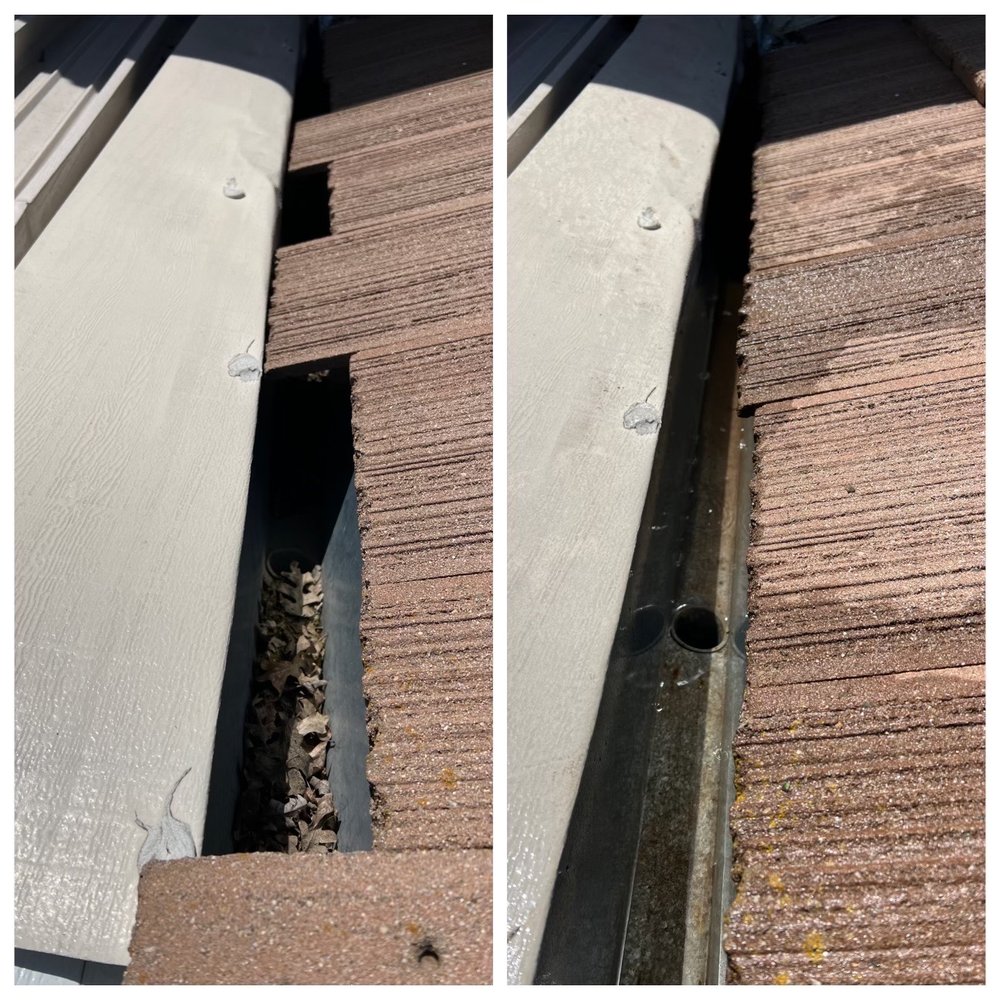 Gilbert The Gutter Guy - Roof tiles had shifted/slid. He cleaned it up and placed the tiles back in place. - Gutter Services Near Me Gilbert The Gutter Guy - Roof tiles had shifted/slid. He cleaned it up and placed the tiles back in place. - Gutter Services Near Me