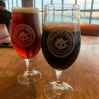 Ballast Point Brewing Long Beach - Amber Ale and Chai Victory at Sea (YUMM!!) - Breweries Near Me - Long Beach, California