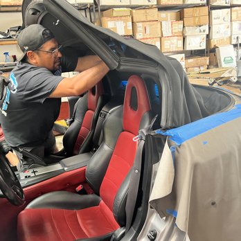 Ultra Trim Auto Restyling - Expert at work - Auto Upholstery Near Me - Carson, California