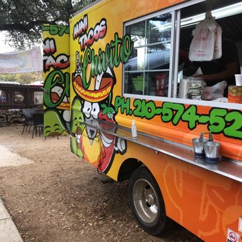 El Chivito - an orange food truck - Food Trucks Near Me - San Antonio, Texas