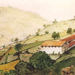 Crofton Roman Villa - The villa as it looked approx 1700 years aho