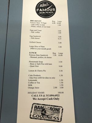 Menu photo 3 Mike's Famous Ham Place Detroit, MI Menu photo 3 Mike's Famous Ham Place Detroit, MI