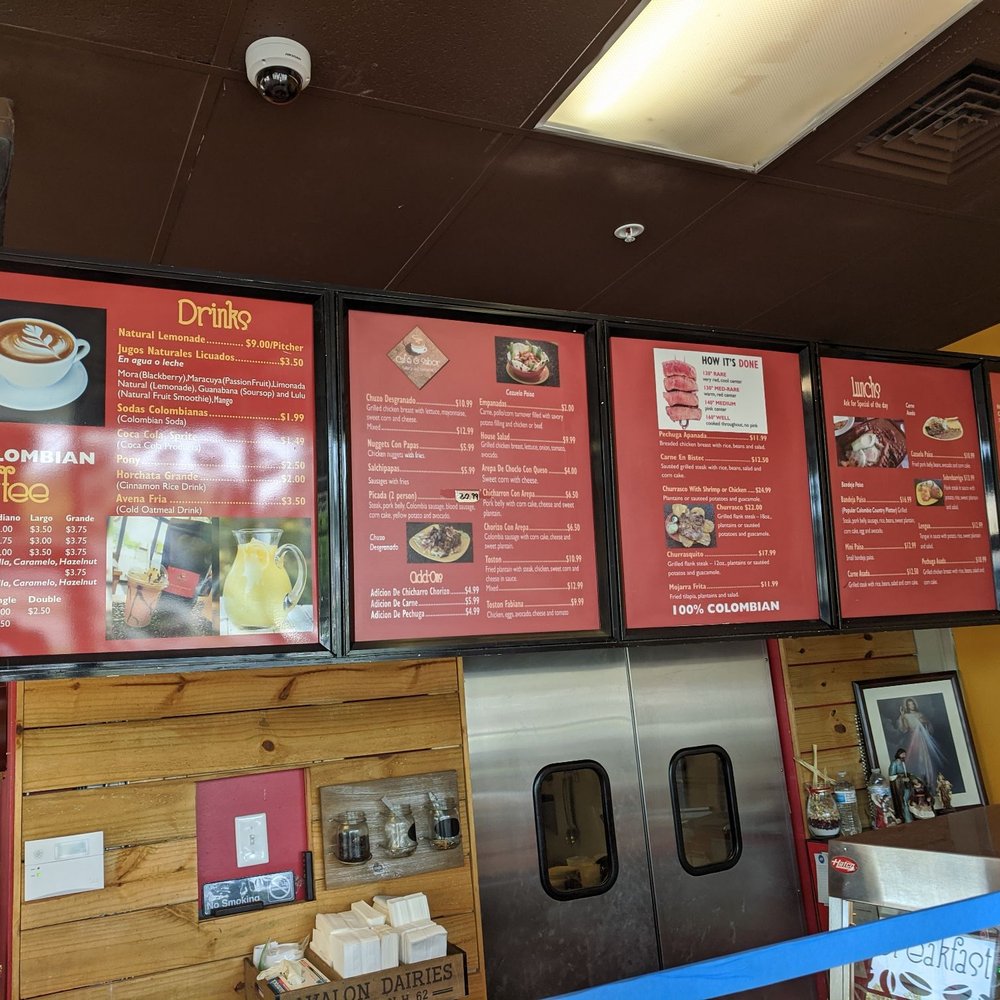Cafe & Sabor - Menus - Colombian Near Me - Richmond, Virginia Cafe & Sabor - Menus - Colombian Near Me - Richmond, Virginia