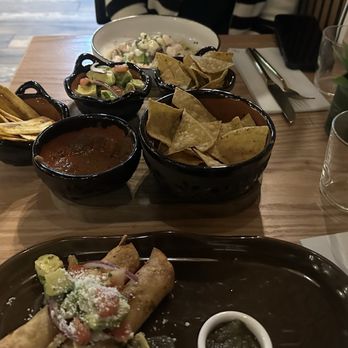 Emilio’s Contemporary Mexican Kitchen - Ceviche, guacamole, flautas. Water and alcohol beverages came a few minutes later. - Mexican Near Me - Las Vegas, Nevada Emilio’s Contemporary Mexican Kitchen - Ceviche, guacamole, flautas. Water and alcohol beverages came a few minutes later. - Mexican Near Me - Las Vegas, Nevada