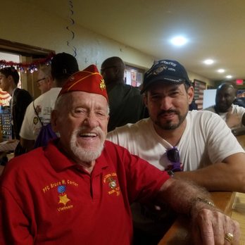 Arrant-Smith VFW Post 4127 - two men sitting at a bar - Chicken Wings Near Me - Homestead, Florida