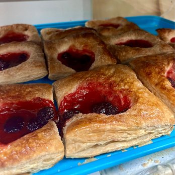 Durango Bakery - a variety of pastries on a blue tray - Bakeries Near Me - Minneapolis, Minnesota