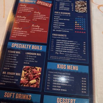 Mr. Crabby’s - Menu - Seafood Near Me - Live Oak, Texas Mr. Crabby’s - Menu - Seafood Near Me - Live Oak, Texas