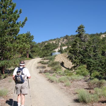 Mount Baldy - going towards devil's backbone - Hiking Near Me - Mt Baldy, California Mount Baldy - going towards devil's backbone - Hiking Near Me - Mt Baldy, California