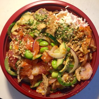 Poke Parlor - Tuna, salmon, and shrimp + hella add-ons ^___^ - Poke Near Me - Berkeley, California Poke Parlor - Tuna, salmon, and shrimp + hella add-ons ^___^ - Poke Near Me - Berkeley, California