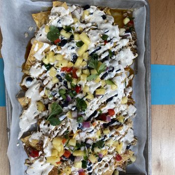 Loaded Elevated Nachos - Jamaican jerk - New American Near Me - St. Charles, Missouri Loaded Elevated Nachos - Jamaican jerk - New American Near Me - St. Charles, Missouri