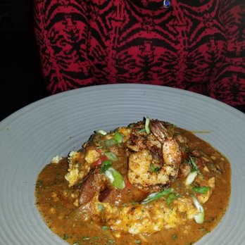 Ms. Icey's Kitchen & Bar - Nene's ettoufee on top of cheese grits. Basically shrimp n grits with sausage - Bars Near Me - Decatur, Georgia Ms. Icey's Kitchen & Bar - Nene's ettoufee on top of cheese grits. Basically shrimp n grits with sausage - Bars Near Me - Decatur, Georgia