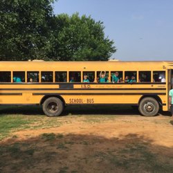 Mount Calm Elementary School - School bus for field trips