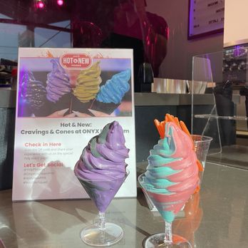 ONYX Ice Cream - Coconut and ube?! Yes!! Saguaro and salt? Perfect balance of tart and salty - Ice Cream & Frozen Yogurt Near Me - Phoenix, Arizona