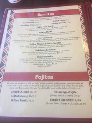 Menu photo 3 Sergio's Taqueria Osage Beach, MO Menu photo 3 Sergio's Taqueria Osage Beach, MO